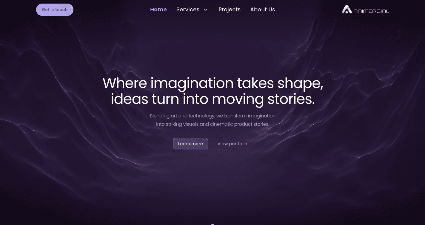 Animercial case study hero image
